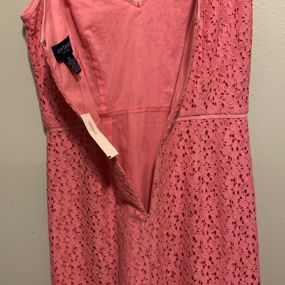 Ann Taylor | Pink Floral Sleeveless Midi Dress | NWT - Picture 5 of 9